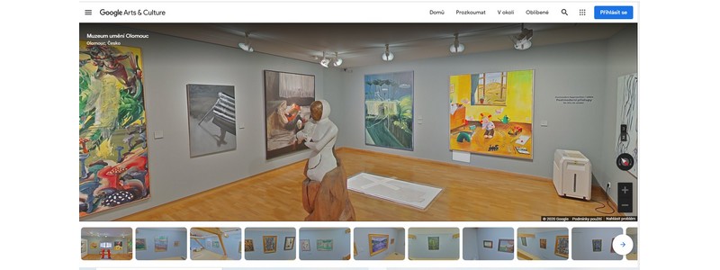 muo stoleti relativity virtualni prohlidka